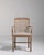 Wood 1900-1909 Oak Dining Chair with Upholstered Seat For Sale - Image 7 of 12