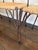 Modern Set of Four Vintage Faux Bois Twig Iron Chairs With Woven Seats For Sale - Image 3 of 6
