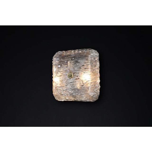 1950s Large Murano Bambù Series Wall Lights from Venini, Italy, 1950s For Sale - Image 5 of 14