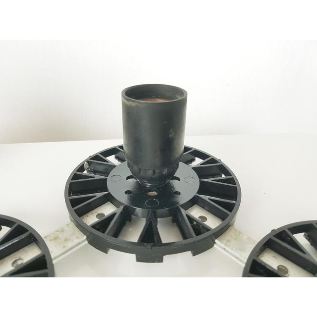 Black & Ivory Plastic Teti Wall Lamp by Vico Magistretti for Artemide, 1960s For Sale - Image 11 of 15