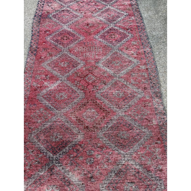 Traditional Distressed Hand-Knotted Wool Caucasian Rug 'Reservable' Signed & Dated 1994 For Sale - Image 3 of 18