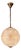 Art Deco Paris Street Lamp Style Prismatic Glass Globe Pendant Chandelier For Sale