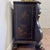 Black Vintage-Style Chinoiserie Black Bombe Chest | Hand-Painted Accent Dresser For Sale - Image 8 of 12