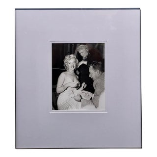 Marilyn Monroe on the Set Having a Haircut-Rare 1950s Photograph by Darlene Hammond For Sale