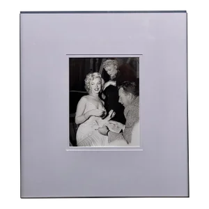 Marilyn Monroe on the Set Having a Haircut-Rare 1950s Photograph by Darlene Hammond