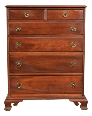 Stickley American Colonial Solid Cherry Wood Highboy Dresser | Circa 1950s