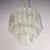 Mid Century Clear Italian Glass Three Tier Tronchi Style Fixture For Sale - Image 9 of 12