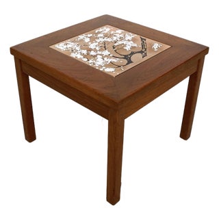 1960’s Mid-Century Modern John Keal Side Table for Brown Saltman For Sale