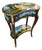 Hand-Painted French Louis XV Side Table With Romantic Scenic Artwork, Gold Leaf & Bronze Mounts For Sale