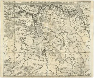 Antique Map of Brabant the Netherlands by N. Visscher, 1690