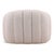 Modern Tufted Ivory Swivel Chair For Sale - Image 4 of 6
