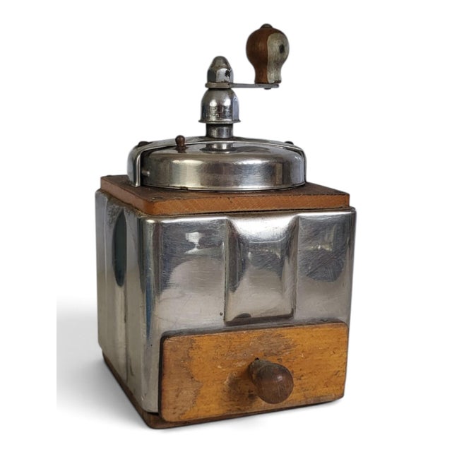 Coffee Grinder with Chrome Body from Peugeot Frères, 1940s For Sale - Image 12 of 12