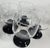 Glass Mid Century Black Stemmed Goblets- Set of Four For Sale - Image 7 of 13