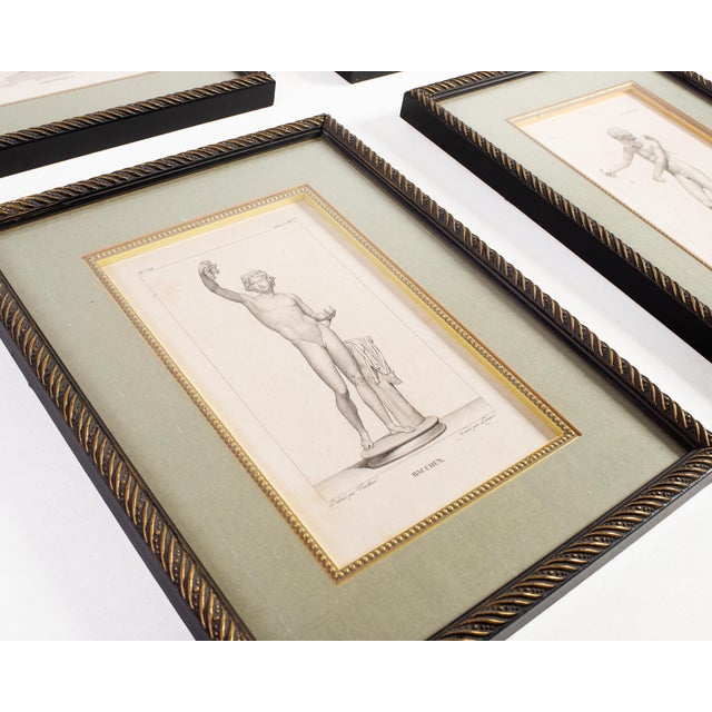Neoclassical Set of Four Neoclassical Prints of Classic Figures For Sale - Image 3 of 17