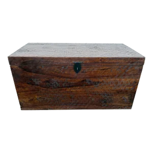 Large Espresso Wood Trunk