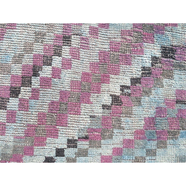 1960's Flatveave Kilim Rug - 76"x122" For Sale - Image 9 of 12