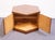 Brown Altavista Lane Walnut Mediterranean Inspired Traditional 26" Hexagonal Accent Storage End Table For Sale - Image 8 of 8