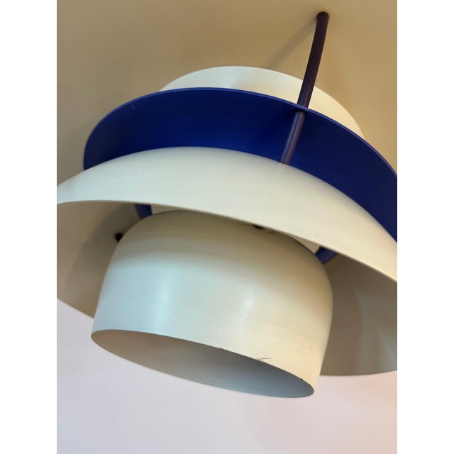 Metal White PH5 Louvered Lamp by Poul Henningsen for Louis Poulsen For Sale - Image 7 of 11