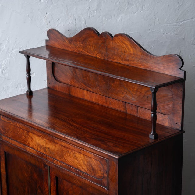 English Mahogany Chiffonier, 19th Century For Sale - Image 4 of 18