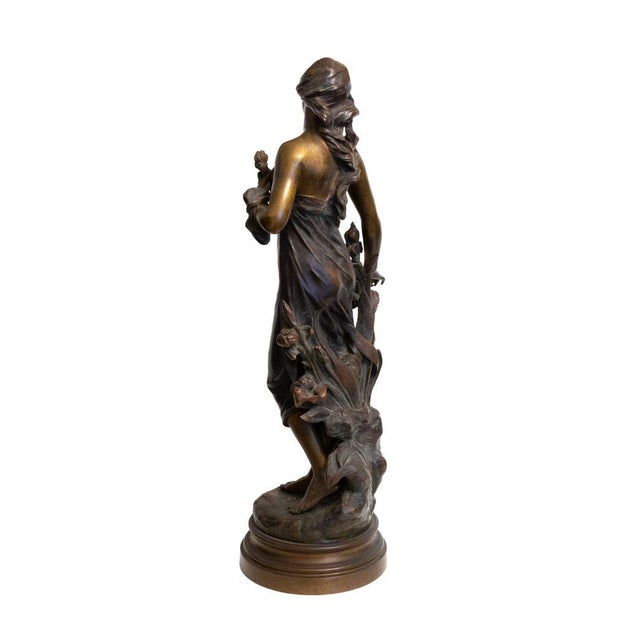 Edouard Drouot, Diana Sculpture, 19th Century, Bronze For Sale - Image 18 of 18