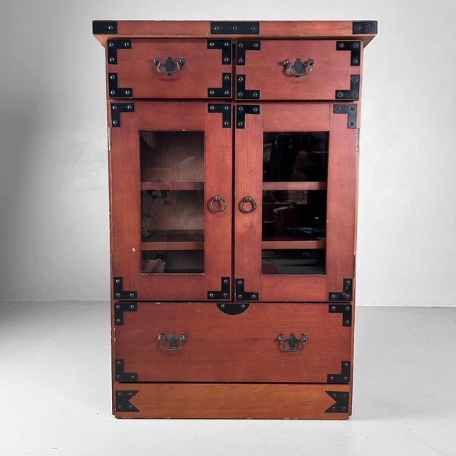 Japanese Tansu Storage Cabinet, 1980s For Sale - Image 16 of 16
