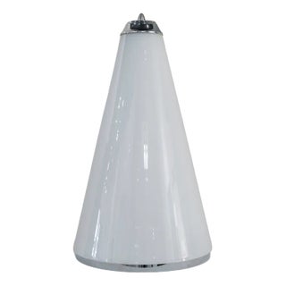 Comp-Shaped Table Lamp in Steel and Glass, 1960s For Sale