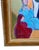 1950s Framed Mid-Century Modernist Figural Oil Painting, Signed For Sale - Image 5 of 11