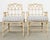 McGuire Set of Six McGuire Rattan Cathedral Back Rattan Dining Chairs For Sale - Image 4 of 18