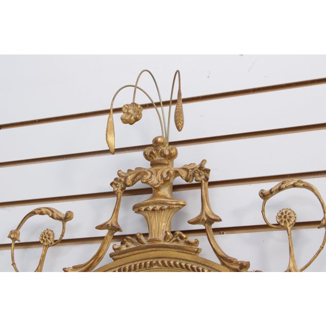 1990s Carvers Guild Adams Style Gold Frame Mirror For Sale - Image 5 of 13