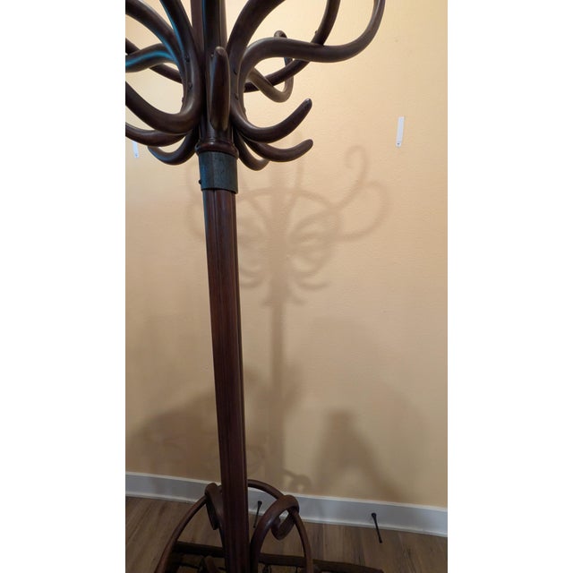 Victorian Thonet Bentwood Hall Tree, 1910, Authenticated For Sale - Image 3 of 17
