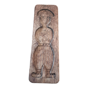 Antique /Folk Art Hand Carved Wood Mold Used for Cookies or Gingerbread