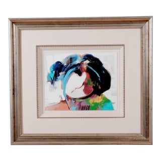 Hessam Abrishami "Young Star" Hand Signed & Numbered Framed & Matted Limited Edition Serigraph 252/495 For Sale