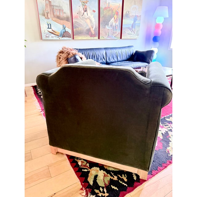 2020s Gorgeous Green Velvet KST Chair From Heavenly - Retails for 1400 For Sale - Image 5 of 6