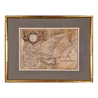 Northern Italy: A 16th Century Hand-Colored Map by Abraham Ortelius, 1584 For Sale