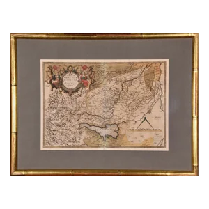 Northern Italy: A 16th Century Hand-Colored Map by Abraham Ortelius, 1584