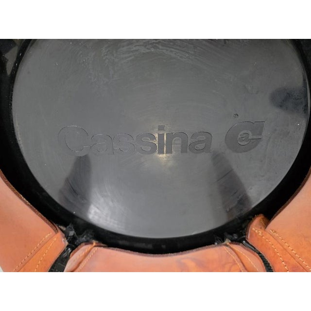 Set of Four Lira e Liuto CAB-K5 Chairs by Mario Bellini for Cassina, Italy, 1980s For Sale - Image 8 of 9