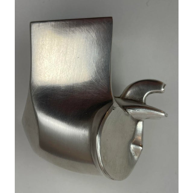 Metal 1970s Gunnar Cyrén for Dansk Silver Plate Elephant Figurine Paperweight For Sale - Image 7 of 12