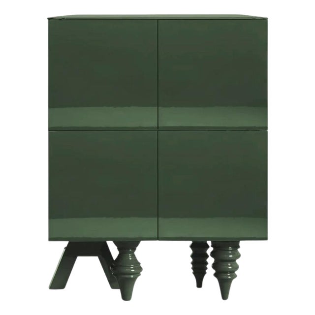 1M + 1M Multileg Cabinet in Green by Jaime Hayon for BD Barcelona For Sale