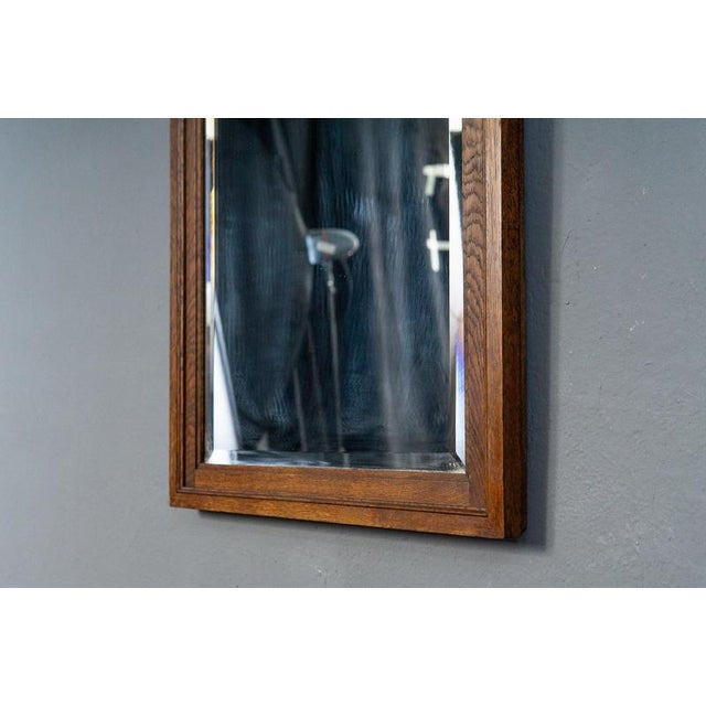 Brown Vintage Hallway Wall Mirror For Sale - Image 8 of 12