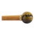 Vintage TIGERs Eye Crystal Ball Knob Wood Walking Stick Cane For Sale