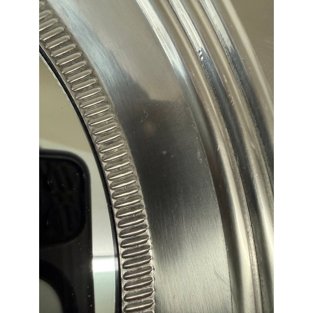 Metal Stainless Steel Ship Porthole Mirror For Sale - Image 7 of 12