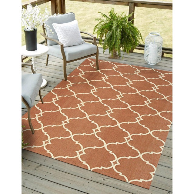 2020s 8x10 Opulent Delicate Yellow Geometric Modern Hand Knotted Carpet Rug For Sale - Image 5 of 7