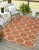 2020s 8x10 Opulent Delicate Yellow Geometric Modern Hand Knotted Carpet Rug For Sale - Image 5 of 7