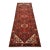 Zanjan Runner 3’8” X 9’7” Red Wool Vintage Tribal Hand-Knotted Oriental Rug For Sale