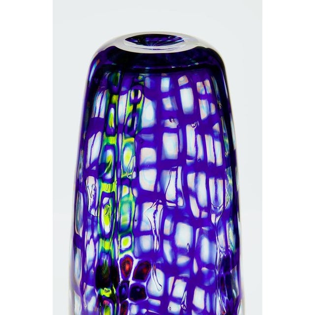 Vintage Murano Glass Vase with Murrine Romane by Carlo Scarpa, 1980 For Sale - Image 17 of 18