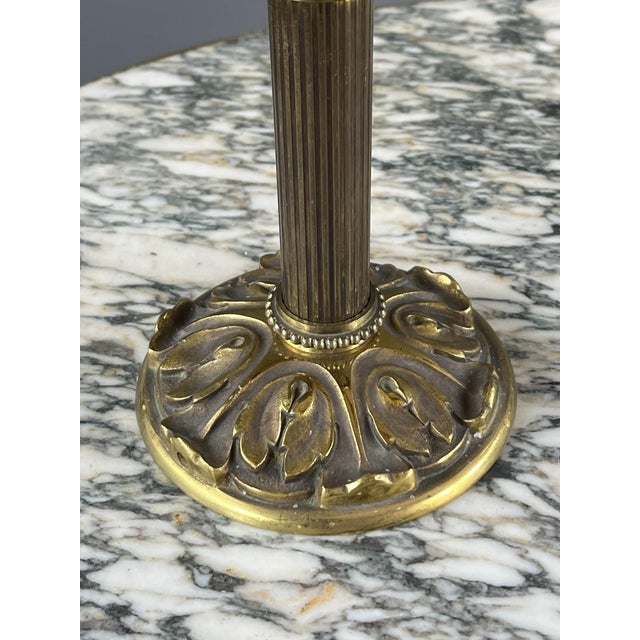 20th Century Louis XVI Five-Light Gilt Bronze Candelabra, Set of 2 For Sale - Image 6 of 13