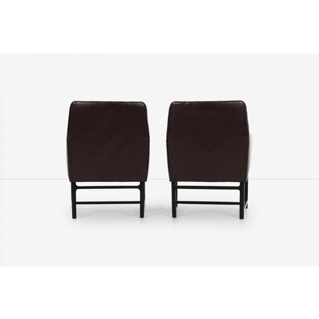 Animal Skin Edward Wormley for Dunbar Pull-Up Lounge Chairs - a Pair For Sale - Image 7 of 12