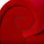 Red Velvet Fabric Three-Seater Sofa from Bretz Gaudi For Sale - Image 5 of 13