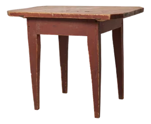 Antique Swedish Folk Art Table