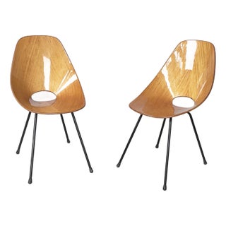 Set of Italian Modern Medea Chairs by Vittorio Nobili for Fratelli Tagliabue, 1960s For Sale